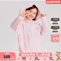 PawinPaw卡通小熊童装24春夏男女童轻薄外套 粉红色/25 120