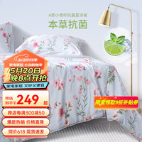 网易严选A类小青柠抗菌夏凉被 60支新疆棉可水洗植物抗菌柔软透气