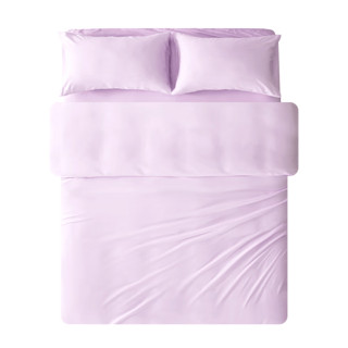 网易严选40支天丝A类莱赛尔纤维柔软凉感夏被 睡袋 四件套 钰紫*1.2m床（被套1.5*2m）