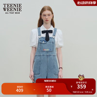 TEENIE WEENIE 女士牛仔背带短裤