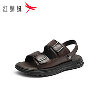 红蜻蜓2024夏季时尚防滑沙滩鞋户外透气凉拖鞋男 WTT24112
