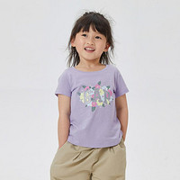 限尺码：Gap 盖璞 女幼童夏季恐龙纯棉短袖T恤552146儿童装