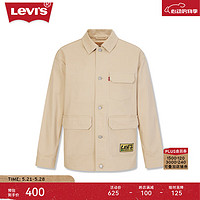 Levi's李维斯24春夏男士牛仔夹克休闲外套A6802-0001 卡其色 0000 XL