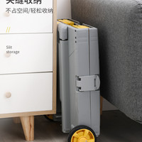 2022折叠购物车超市买菜车收纳箱万向四轮小拉车手推车