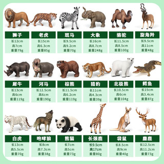 玛奇乐（MECHILE）仿真野生动物模型玩具大象长颈鹿大熊猫认知启蒙六一儿童节 狮子