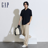 88VIP：Gap 盖璞 男女装2024夏季新款短袖T恤宽松百搭多色polo衫情侣装460848