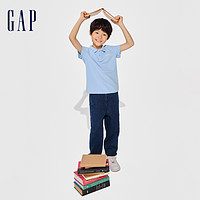 88VIP：Gap 盖璞 男幼童大童2024夏吸湿速干polo领短袖T恤