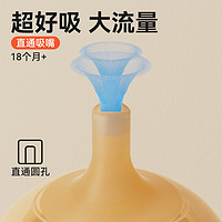 OUR LOVE 适配世喜奶瓶直饮吸管配件把手柄奶嘴重力球通用四喜牌学饮水杯头