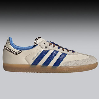 adidas ORIGINALS Samba Wales Bonner联名款 男女运动板鞋 IH7756 奶油白/蓝 40