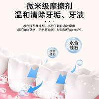 诗风语 儿童宝宝牙膏防蛀牙龋齿口腔护理牙齿清洁无氟益生菌水果味牙膏