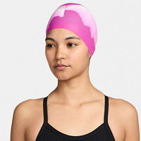 NIKE 耐克 官方SWIM SOLID长发硅胶泳帽夏季新款游泳舒适DV0134