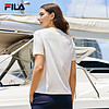 FILA 斐乐 凡尔赛宫主题系列短袖T恤女2024年新款透气休闲亮钻上衣