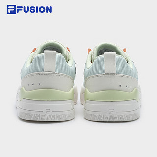 FILA FUSION斐乐潮牌女鞋MANUAL专业滑板鞋2024夏休闲运动鞋 夕阳黄/萌芽绿-AS 37.5