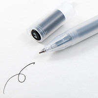 無印良品 MUJI 無印良品 凝胶中性墨水圆珠笔6支装 笔帽式 顺滑中性笔