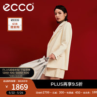 爱步（ECCO）水桶包 24年夏季手提单肩女包轻奢女 中号肩背包9107802 灰褐色910780290387 中包