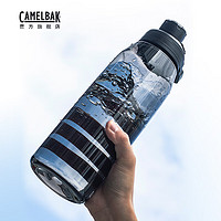 CAMELBAK 驼峰 大容量水杯Tritan运动塑料水杯男健身女水壶学生夏天水瓶太空杯子 炭灰色 1500ml