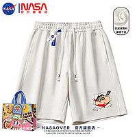 NASAOVER NASA联名蜡笔小新男女夏季短裤情侣运动五分裤子宽松显瘦休闲中裤