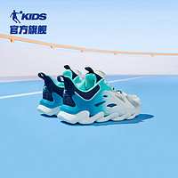 QIAODAN 乔丹 中国乔丹童鞋儿童鞋子运动鞋2024夏季新款网面透气镂空男童跑步鞋