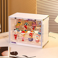KAMAN 盲盒收纳展示架防尘手办盒透明泡泡玛特玩具展示盒潮玩手办展示柜 1个装