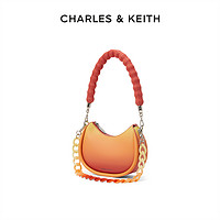 CHARLES & KEITH CHARLES＆KEITH春夏女包CK2-20781846链条单肩腋下包新月包女