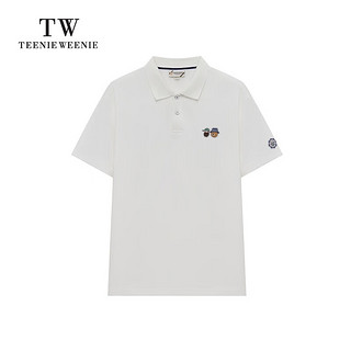 Teenie Weenie Men小熊男装美式POLO衫T恤男2024夏季t恤休闲短袖 白色 170/M