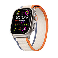 百亿补贴：Apple 苹果 Watch Ultra2 49mm 钛金属表壳 野径回环运动表带 苹果手表