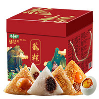 名渔湾 咸鸭蛋鲜肉蛋黄粽子端午节礼盒1700g龙粽 10粽10味4鸭蛋