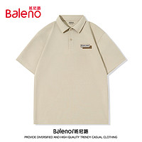 Baleno 班尼路 POLO衫男春夏季美式潮流运动复古休闲上衣男士通勤透气耐磨衬衫