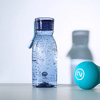 乐扣乐扣（LOCK&LOCK）Tritan塑料杯ECO 便携通用小口提手杯子蓝色350ML ABF736BLU 蓝色 350ml