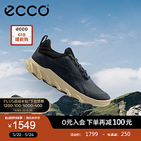 爱步（ECCO）男士户外运动鞋 2024年春季男鞋休闲鞋耐穿跑步鞋 驱动820314 深蓝色82031402415 45