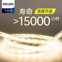 PHILIPS 飞利浦 灯带条led灯条客厅氛围灯家用吊顶自粘线形灯高压220v超亮