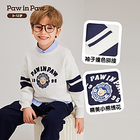 Paw in Paw PawinPaw卡通小熊童装2024年春季新款男童学院风针织衫