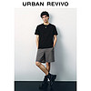 UR2024夏季新款男装街潮设计感可拆链条棉质短袖T恤UMF440067