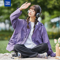 唐狮 TONLION2024女连帽工装插肩袖外套WP 深紫 S