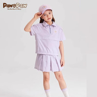 PawinPaw小熊童装24年夏季女童短袖工装风防晒衣套装 Green绿色/40 150