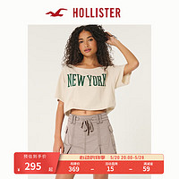 HOLLISTER2024夏季中腰工装风迷你半身裙 女 KI343-4090 浅棕色 M (165/74A)标准版