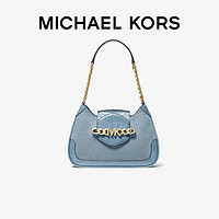 MICHAEL KORS 邁克·科爾斯 禮物MK女包 HALLY系列單肩包小號淺藍色464