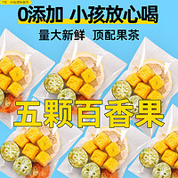 CaomuFang 草木方 金桔柠檬百香果2盒装220g（每包5颗百香果）冷泡茶冻干水果茶包
