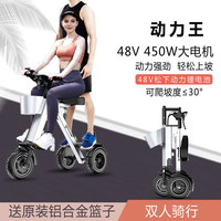 Ynbpno逸般48V新款可带人折叠式便携轻便迷你轻型简易休闲旅行电动代步车P