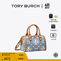 TORY BURCH T MONOGRAM 迷你丹宁酒桶包TB 159640 混色 960 OS