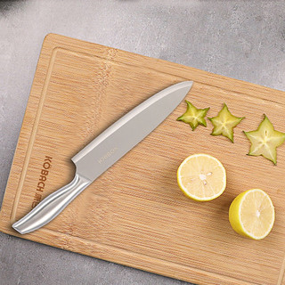 KÖBACH 康巴赫 竹木切片刀剪刀四件套竹菜刀厨房用具砧板菜板家用