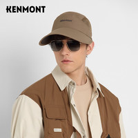 卡蒙（Kenmont）便携可收纳速干透气网眼棒球帽男夏加长檐遮阳防晒太阳帽轻薄6036 茶棕色 可调节（59cm）