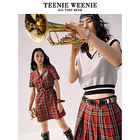 TEENIE WEENIE TeenieWeenie小熊奥莱&sanrio联名酷洛米针织背心马甲女学院风夏