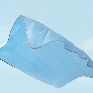 LUOLAI 罗莱家纺 科技晶凉抗菌夏被 蓝色 200*230cm