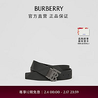 博柏利（BURBERRY）【】腰带男 双面两用专属标识格纹皮带80653391 110