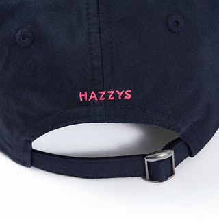 哈吉斯（HAZZYS）女装 2024春季女士户外净色小logo棒球帽AAAS1CBA001