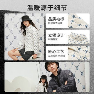 波司登（BOSIDENG）反季轻薄羽绒服女潮流印花立领修身90绒子保暖防风外套B30131014 卡其经典老花9T54 200/116A