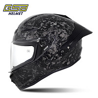 GSB 国仕邦 摩托车头盔RC5碳纤维全盔机车赛道男女四季头盔3C认证预留耳机槽 12K亮锻造（碳纤维） 3XL（61-62头围）