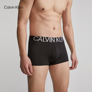 Calvin Klein内衣男士ck醒目提花轻薄贴身防夹臀低腰四角裤平角内裤男NB1702O