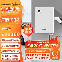 wattsaving 能效40kW充电桩适用蔚来极氪M9小鹏红旗EMQ5小米su7比亚迪秦PLUS大功率直流桩汽车新能源家充电桩 30kW直流充电机-T30B蓝牙版-白色 立柱式